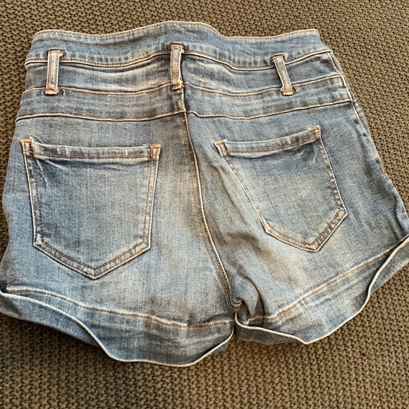 Refuge High Waisted Jean Shorts - Picture 2 of 2